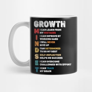 Growth Mindset Definition - Motivational Quote Inspiration Mug